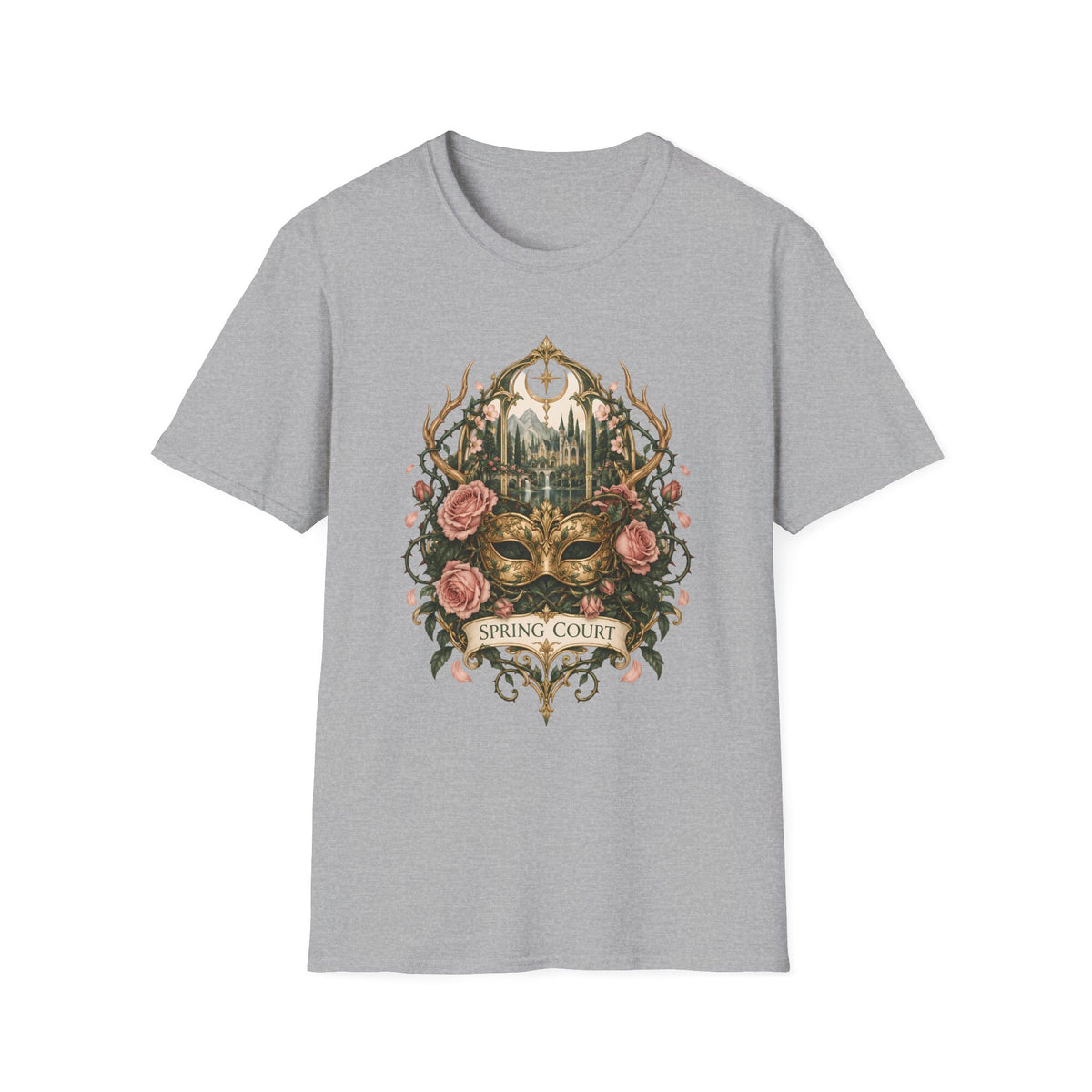 Spring Court | ACOTAR Book Floral Masquerade T-Shirt