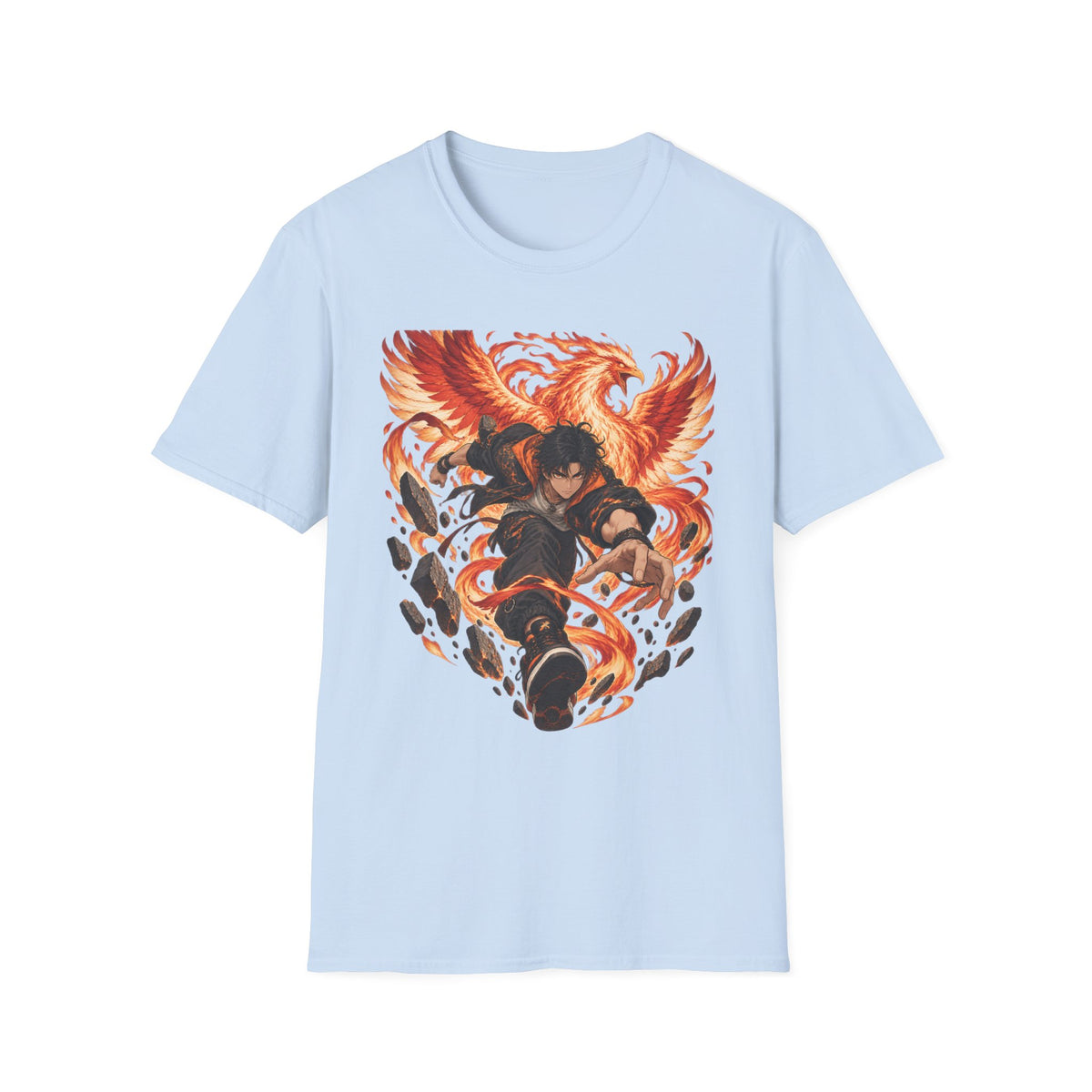 The Phoenix Warrior | Japanese Style | Anime Ninja T Shirt