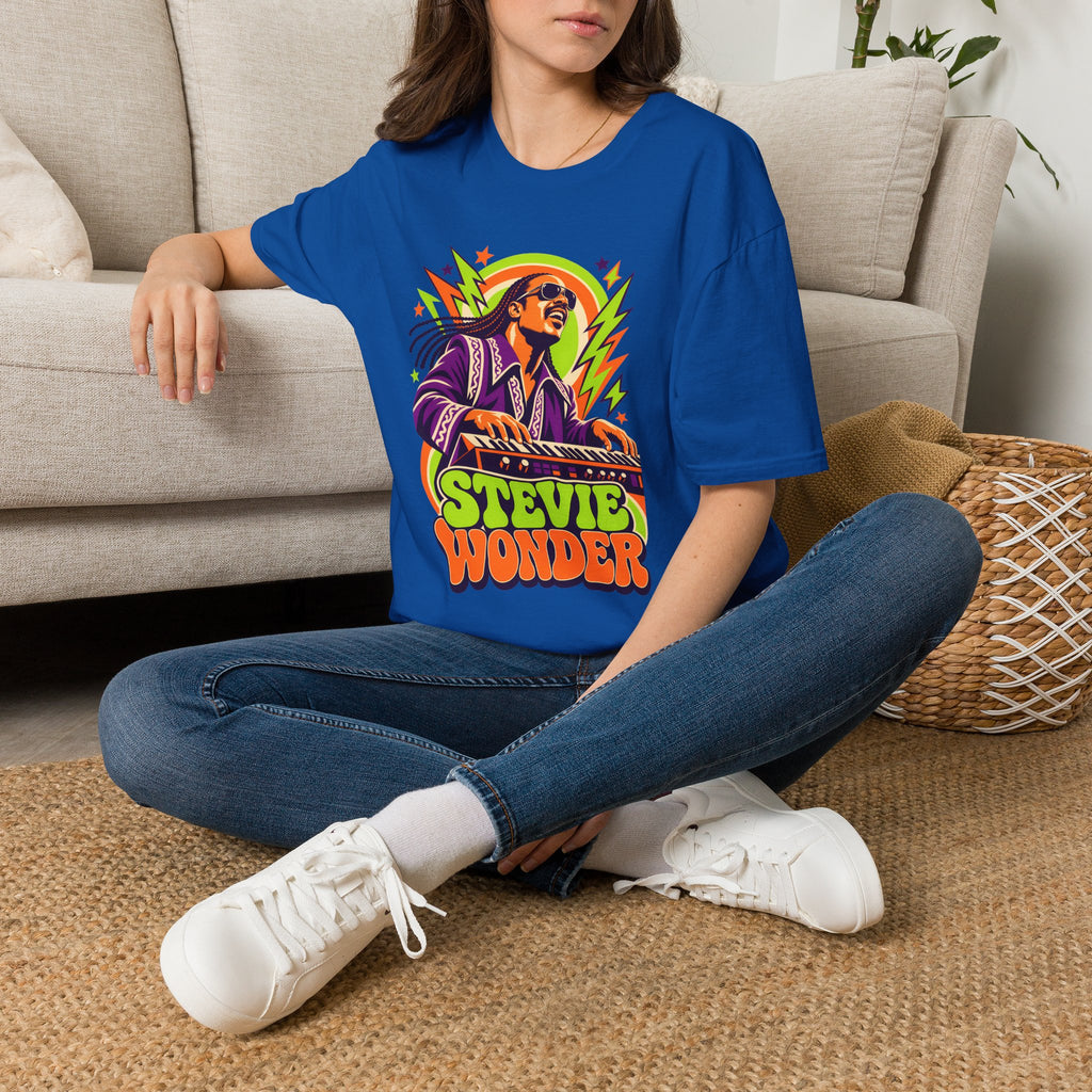 Retro Music Legend Stevie Wonder Graphic Tee