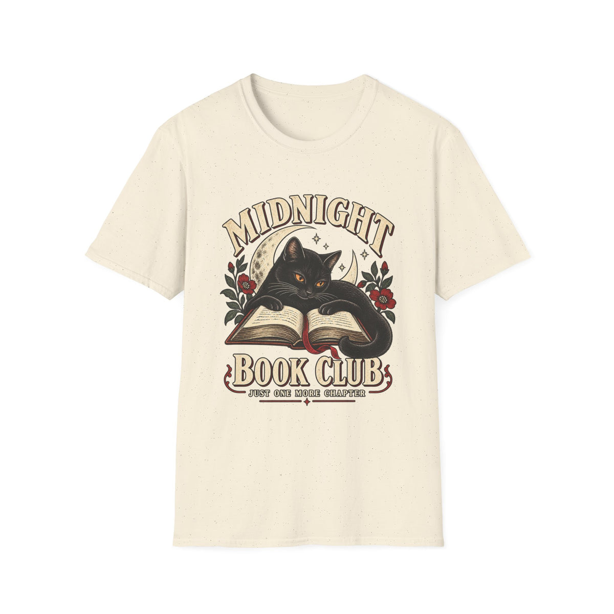 Midnight Book Club | Cute Cat Book Lover Gift T Shirt