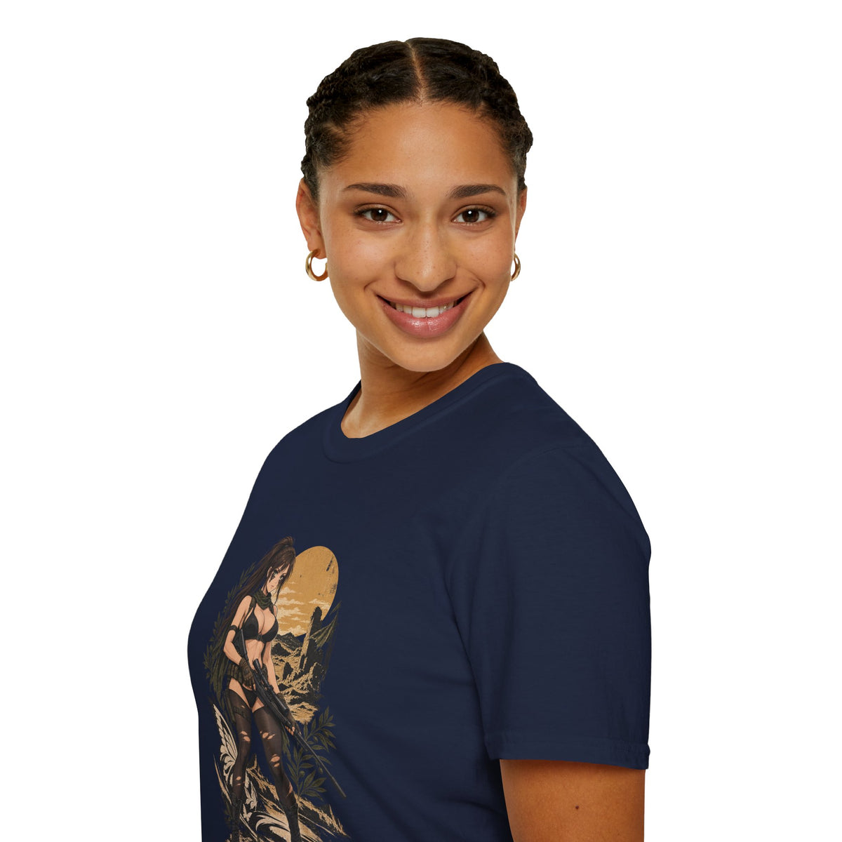 Quiet | Metal Gear | Sexy Sniper Pin up Fantasy Warrior Woman T-Shirt
