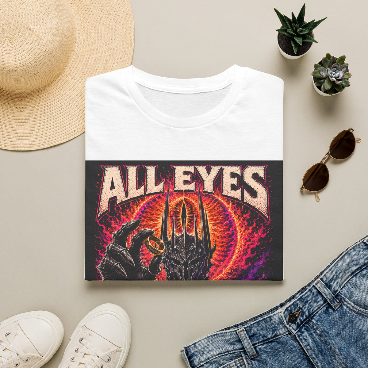 All Eyes On Me T-Shirt — Dark Fantasy Design
