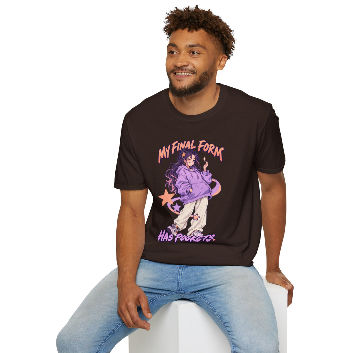 My Final Form Has Pockets | Cute Anime Girl Graphic Tee