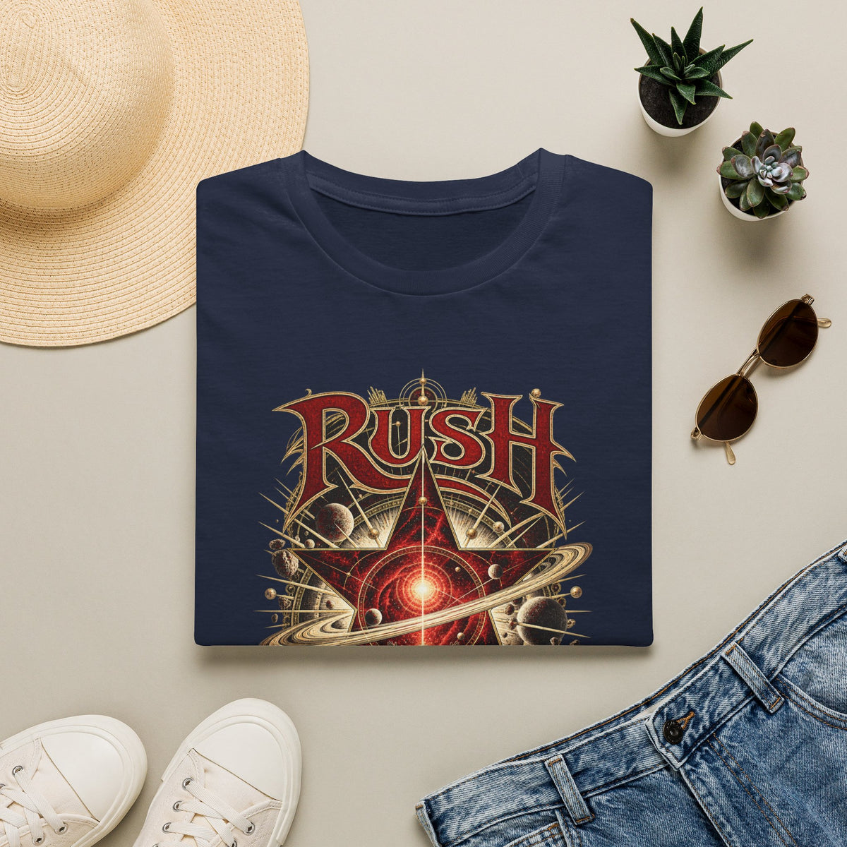 Rush | Legendary Prog Band Band T‑Shirt Cosmic Rebellion