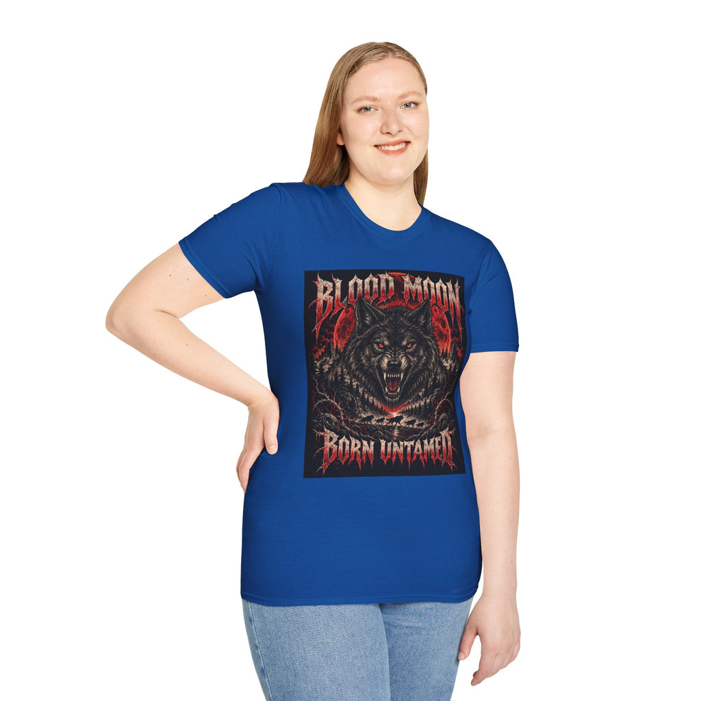 Blood Moon Wolf T-Shirt — Born Untamed Graphic Tee