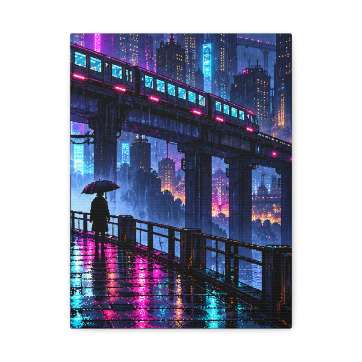 Stretched Matte Canvas Print — 1.25" Depth (Custom Design)