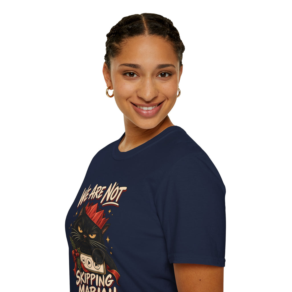 We Are Not Skipping Mariah | Mariah Carey Cat Fan Christmas Holiday Tee