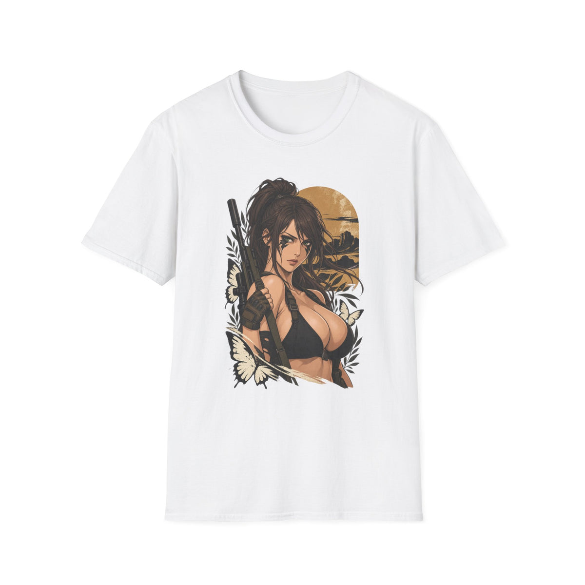 Quiet | Metal Gear | Anime Style Pin Up Gamer Girl T Shirt