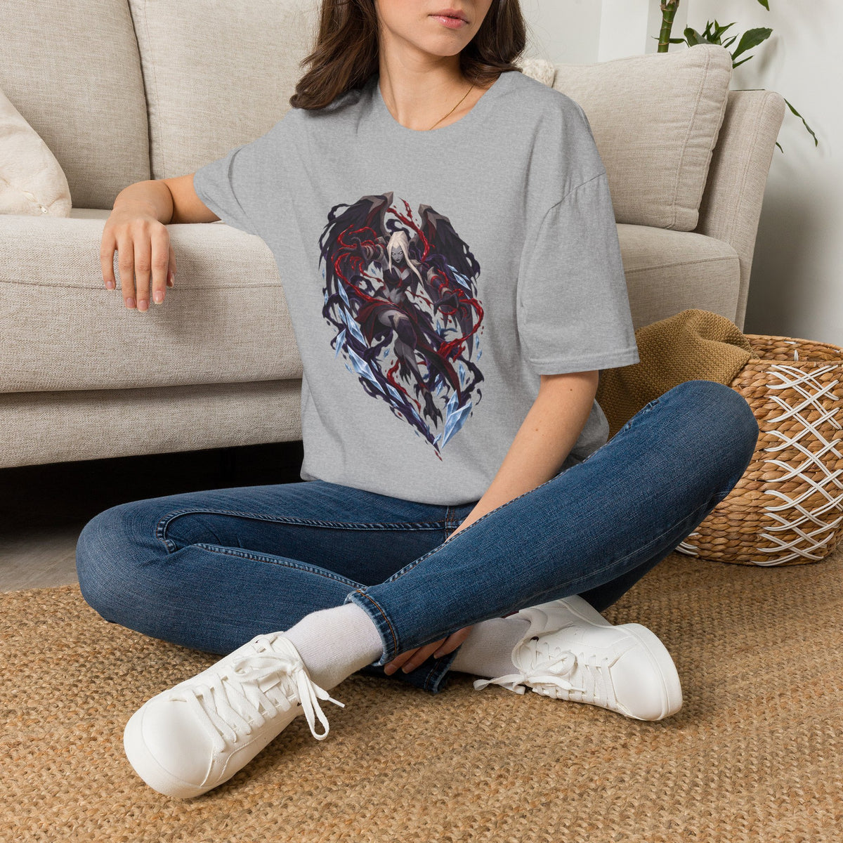 Heart Shard Nex OSRS | Runescape Inspired Graphic T-Shirt | Dark Anime
