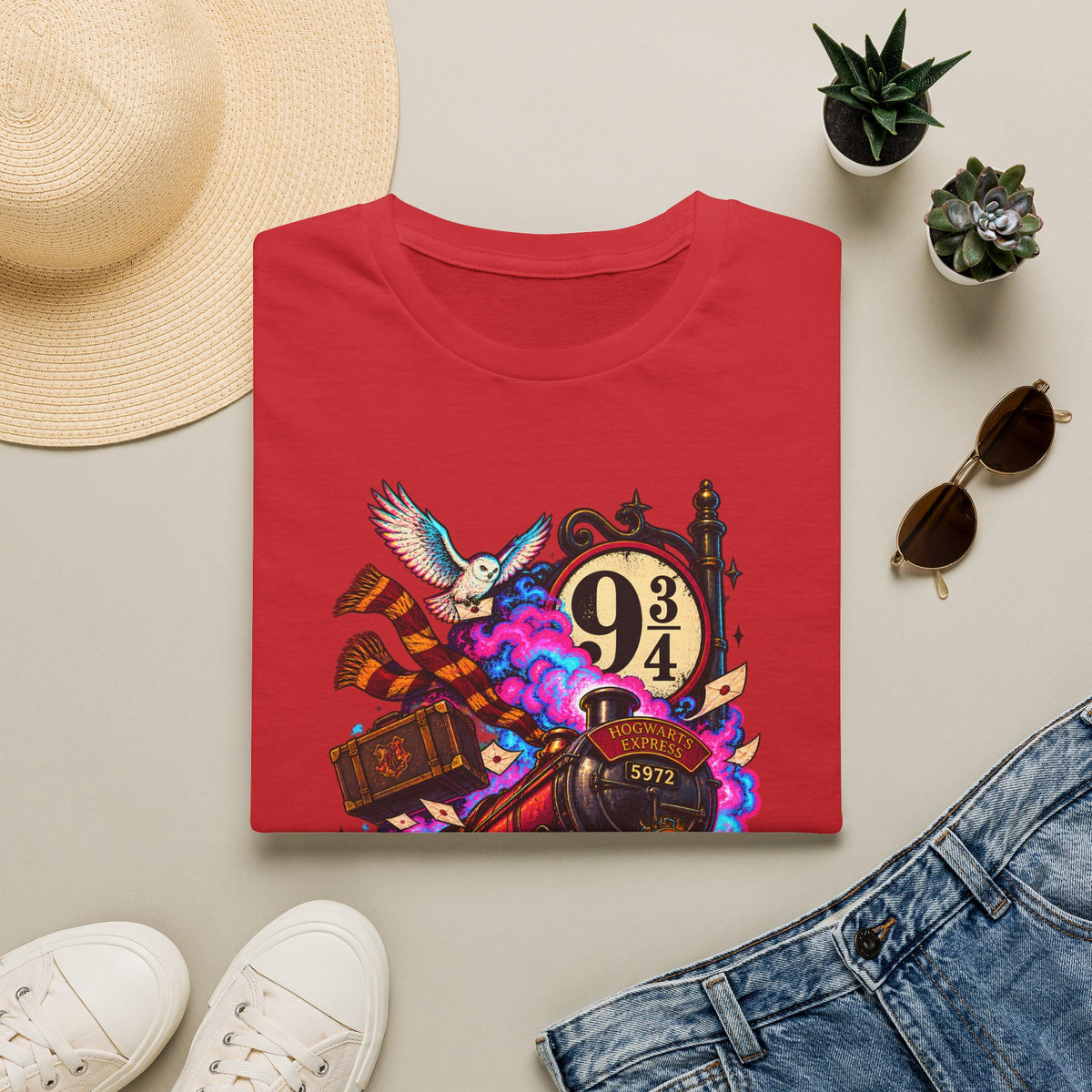 Running Late | Platform 9 and 3/4 | Harry Potter Graphic T-Shirt
