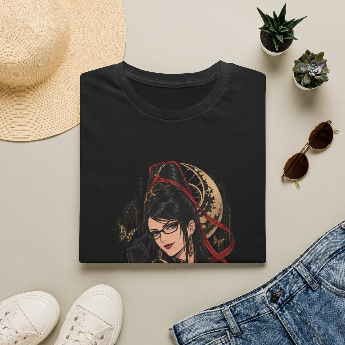 Bayonetta | Sexy Pin Up Gothic Anime Sorceress T-Shirt