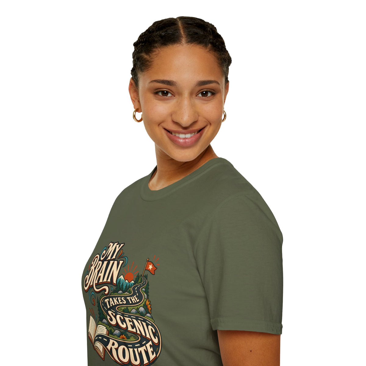 The Scenic Route | A Beautifully Different Mind | Neurodivergent Shirt