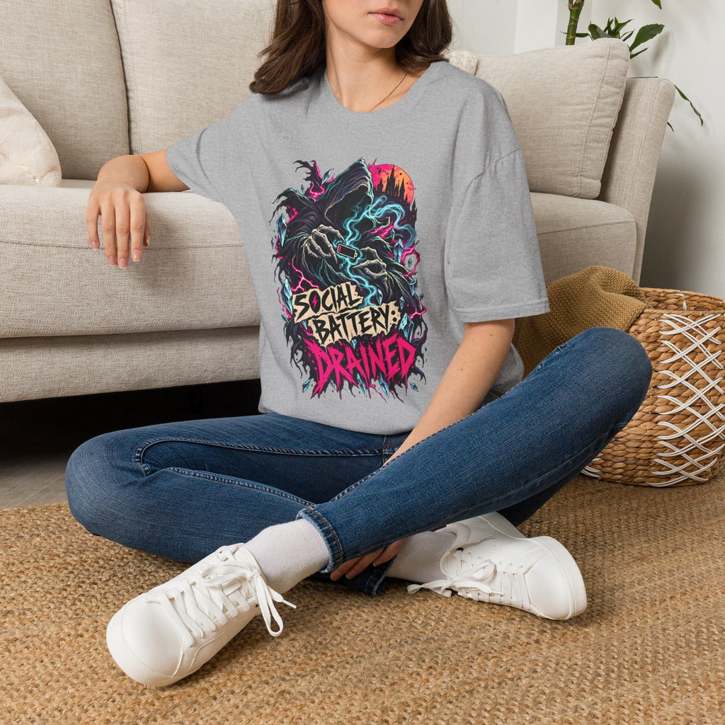 Socially Drained | Dementor | Harry Potter Graphic Tee