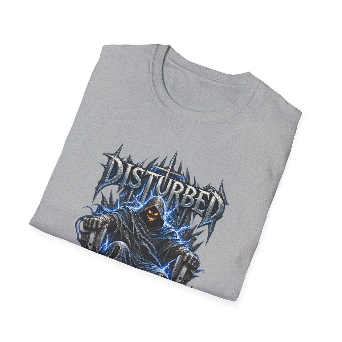 Disturbed | Storm Throne | The Guy | Grim Reaper Band T-Shirt