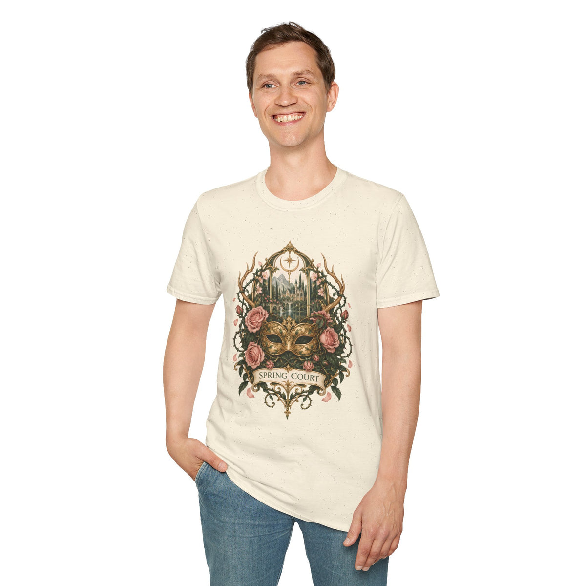 Spring Court | ACOTAR Book Floral Masquerade T-Shirt