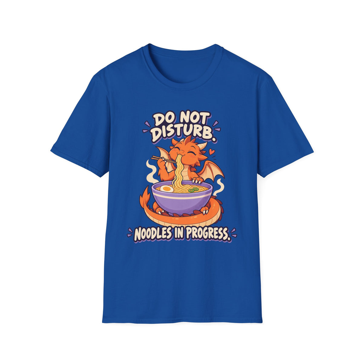Do Not Disturb | Cute Ramen Eating Dragon Graphic Shirt