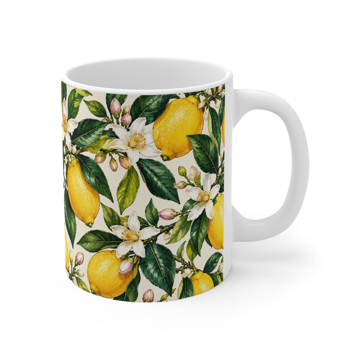 Lemons of Positano | Botanical Nature Lover Coffee Cup Gift (11oz)