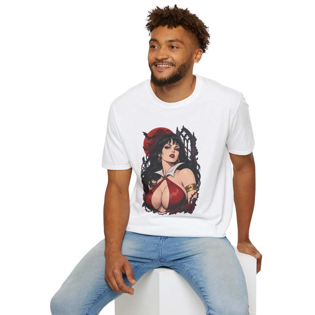 Vampirella | Sexy Halloween Vampire Pin Up Girl Sorceress Graphic T-Shirt
