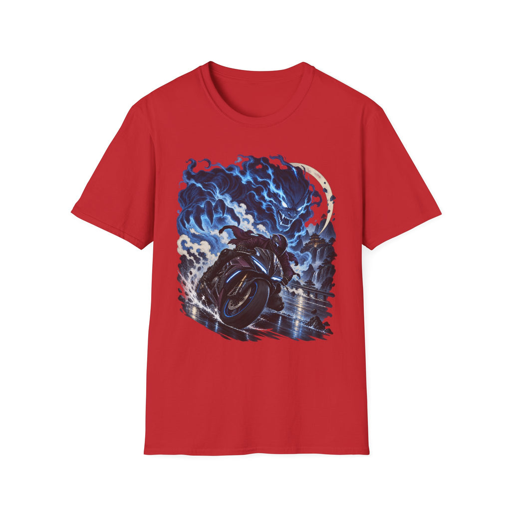 Demon of the Storm | Night Rider | Japanese Urban Motorcycle Tee
