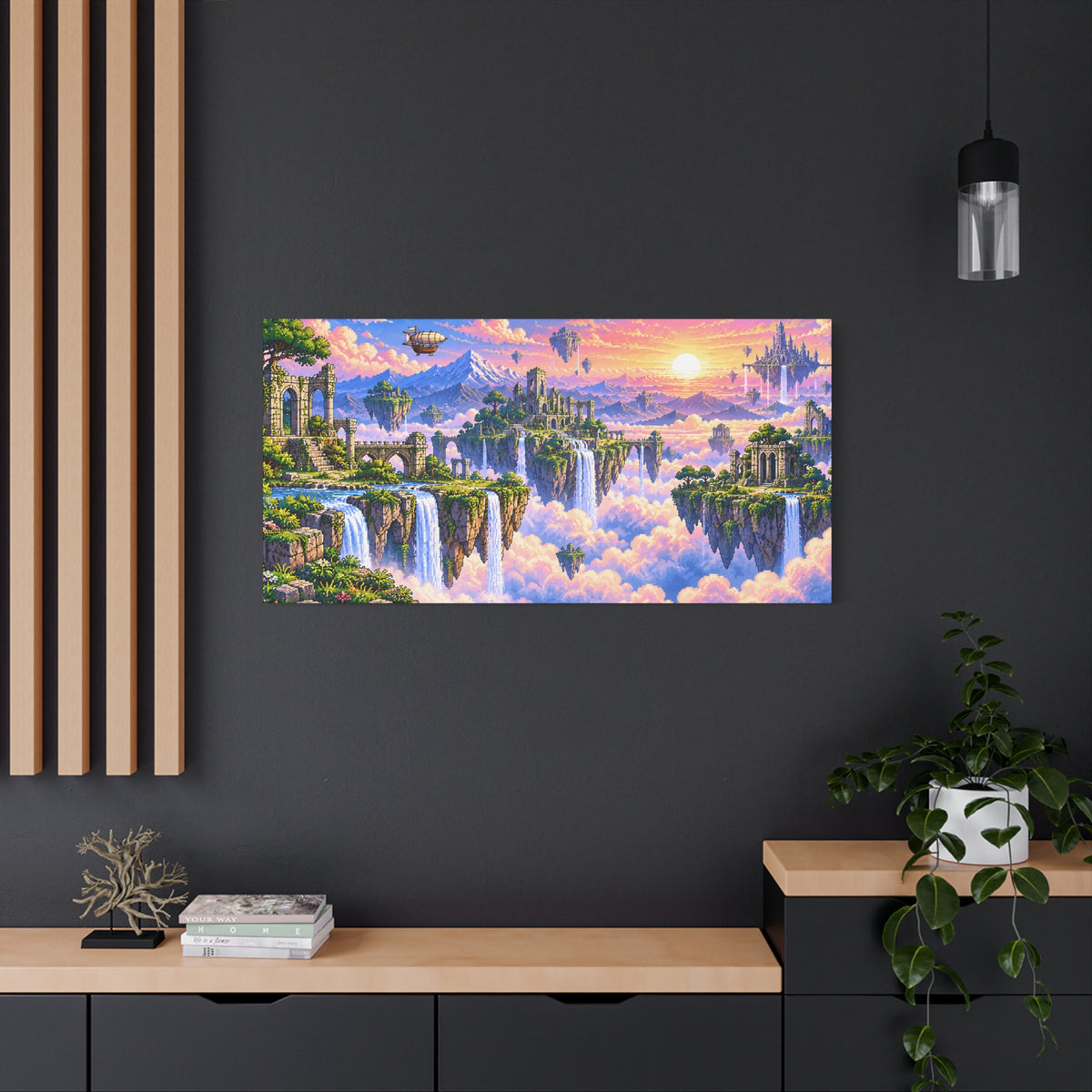 Floating Realms Fantasy Canvas Wall Art