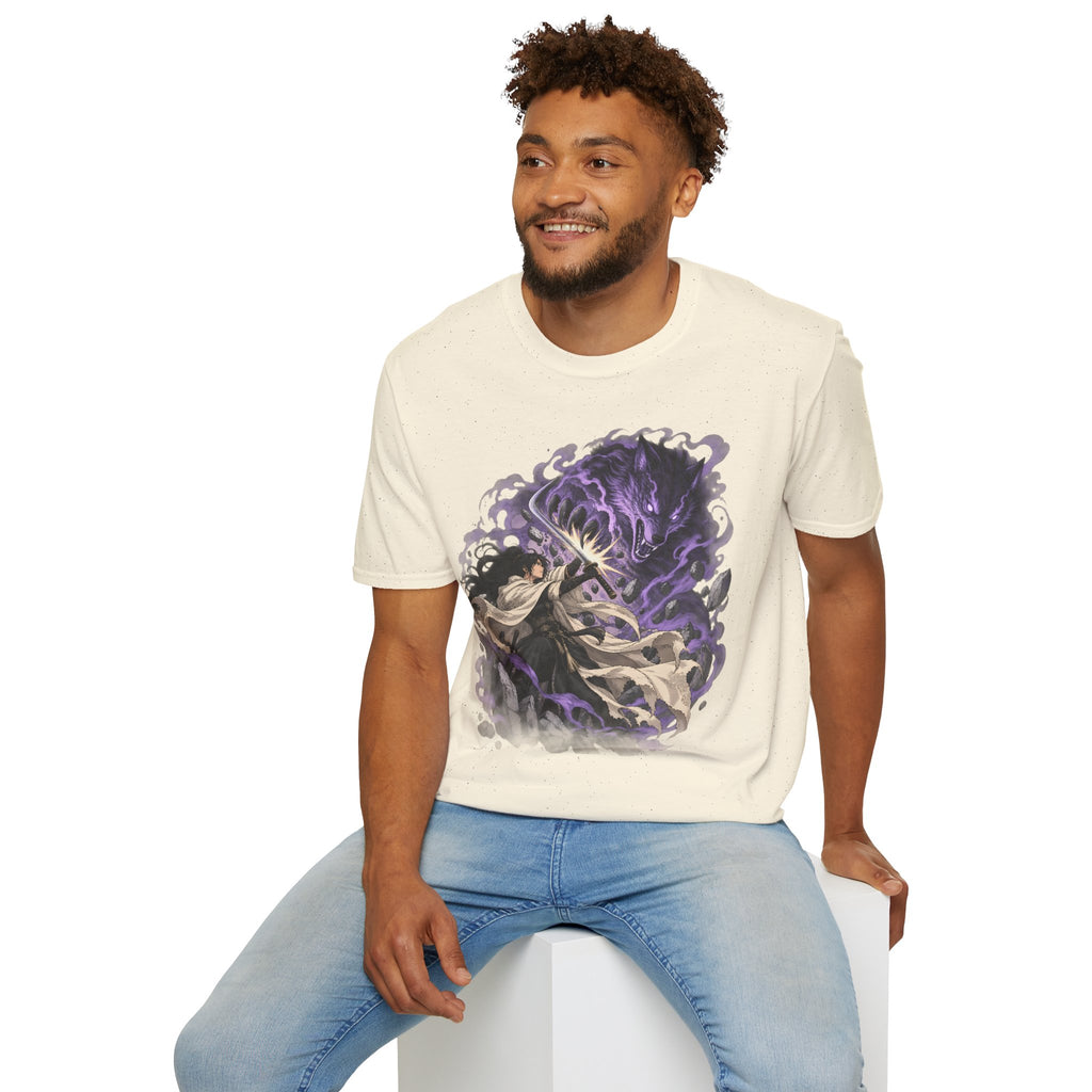 Trial of the Wolf | Samurai Anime Storm Warrior T-Shirt