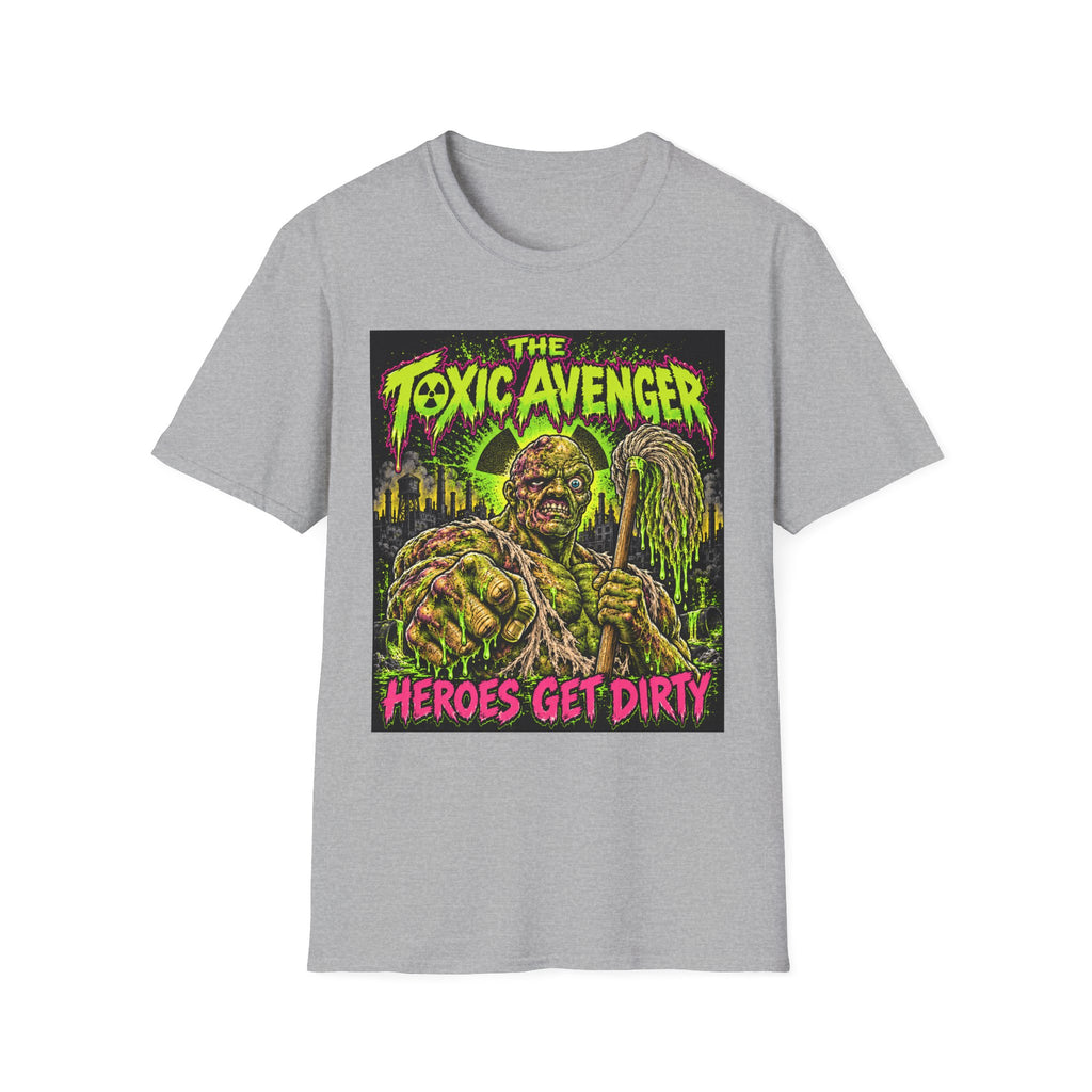 T-Shirt — The Toxic Avenger Graphic Tee (“Heroes Get Dirty”)
