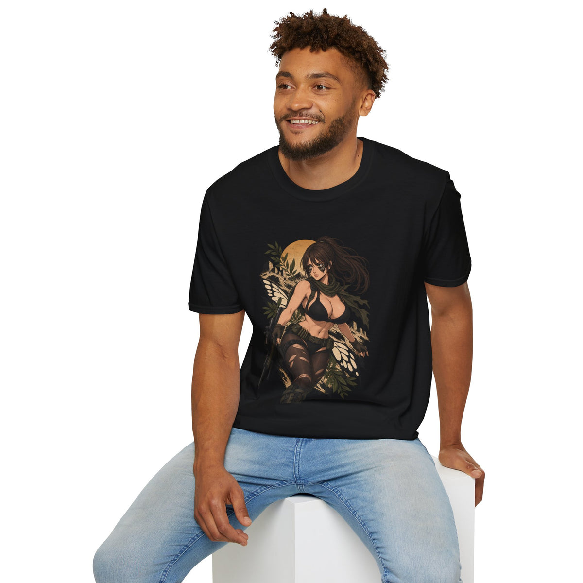 Quiet | Sexy Metal Gear Pin Up Girl | Anime Style Sniper Girl T-Shirt