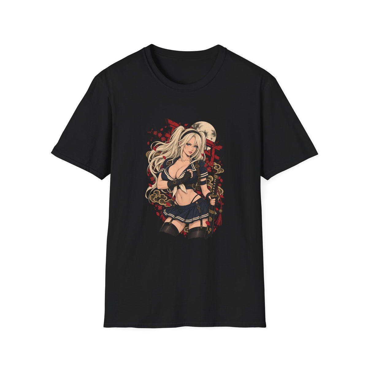 Babydoll | Pinup Japanese Anime Samurai Girl | Sucker Punch T-Shirt