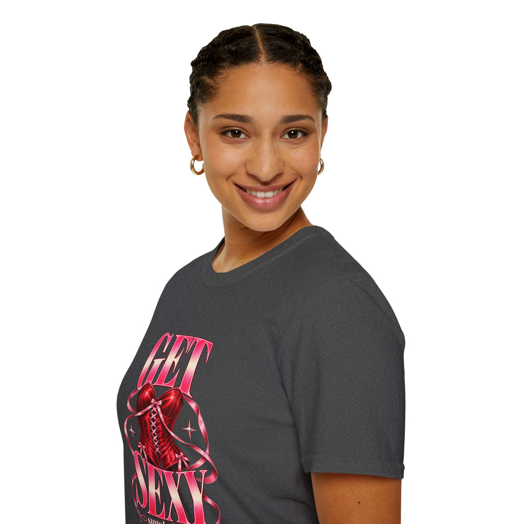 Get Sexy | Sugababes | Corset Retro Pink Y2K Vibe Graphic T Shirt