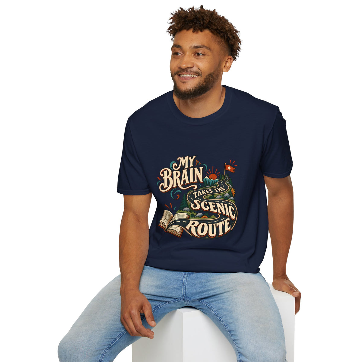The Scenic Route | A Beautifully Different Mind | Neurodivergent Shirt