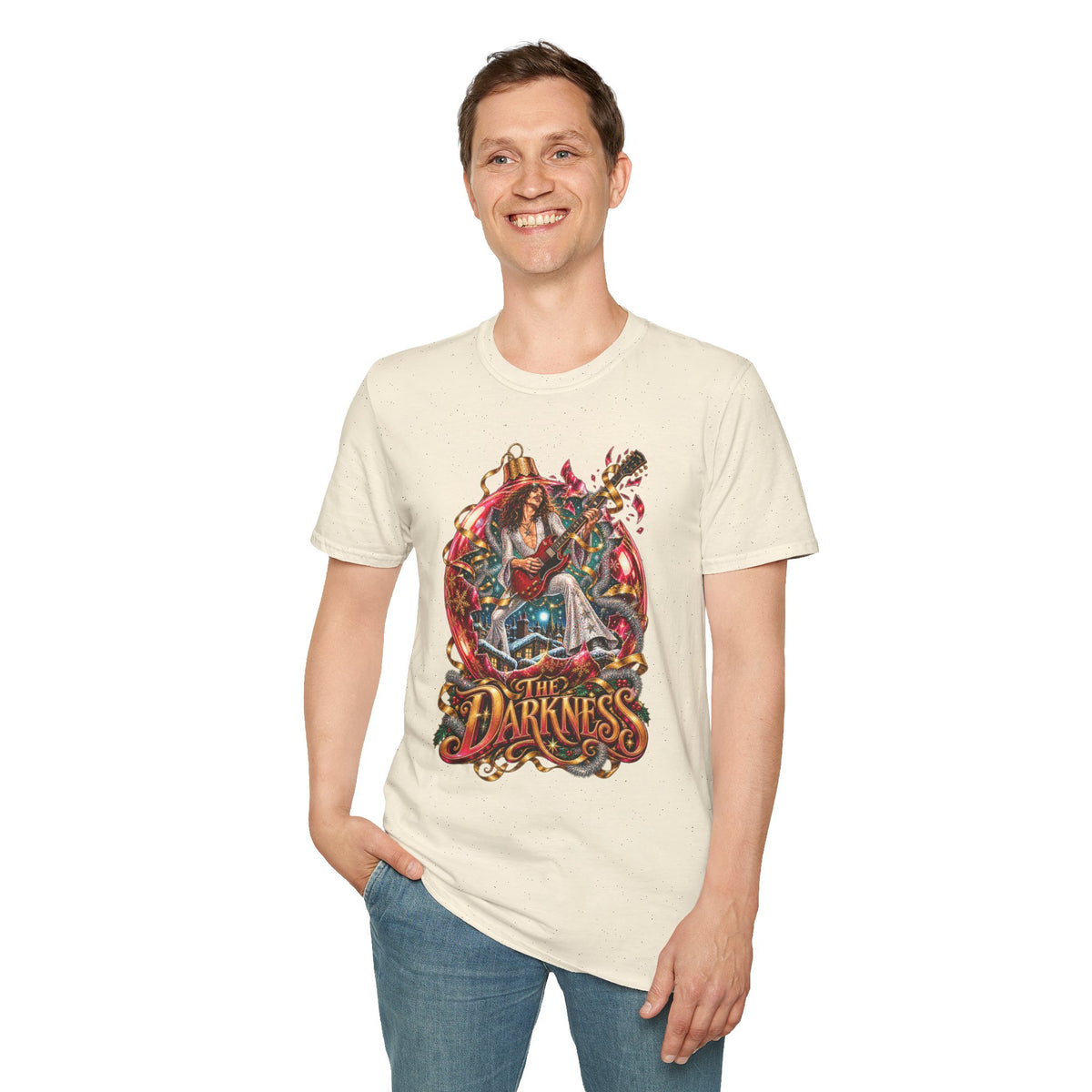 The Darkness | Christmas Glam Rock Band T-Shirt