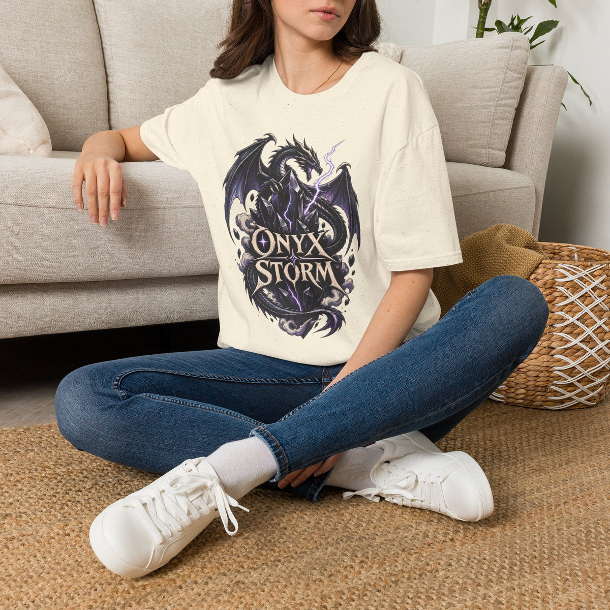 Onyx Storm | Fantasy Book Readers Dragon T-Shirt