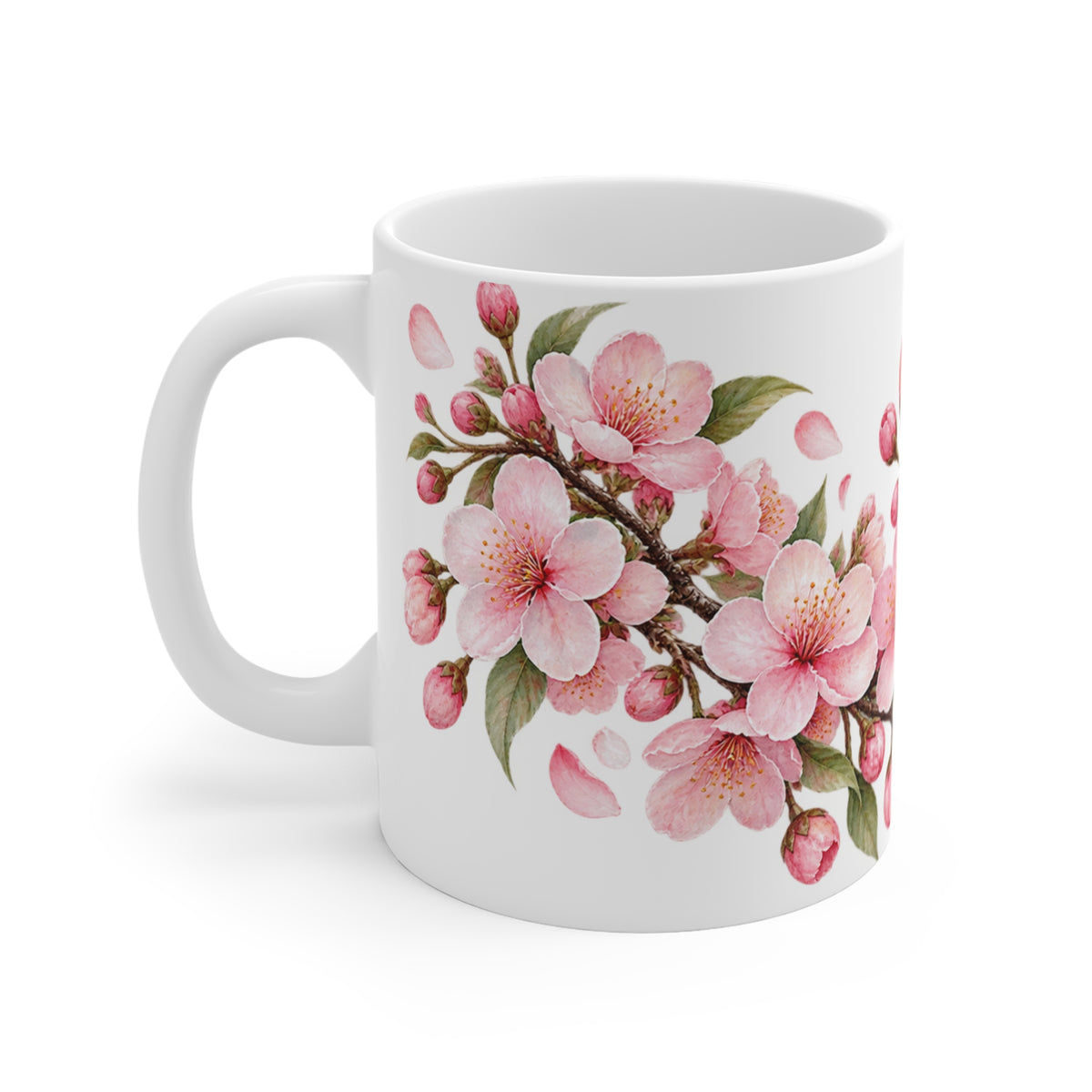 Pastel Pink Cherry Blossom Mug | Sakura Floral Design