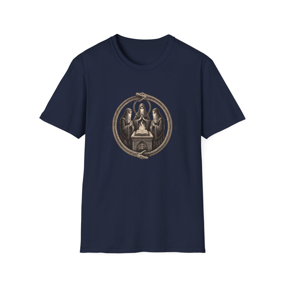 Ouroboros - T-Shirt, Gothic / Dark Fantasy Ourboros Design