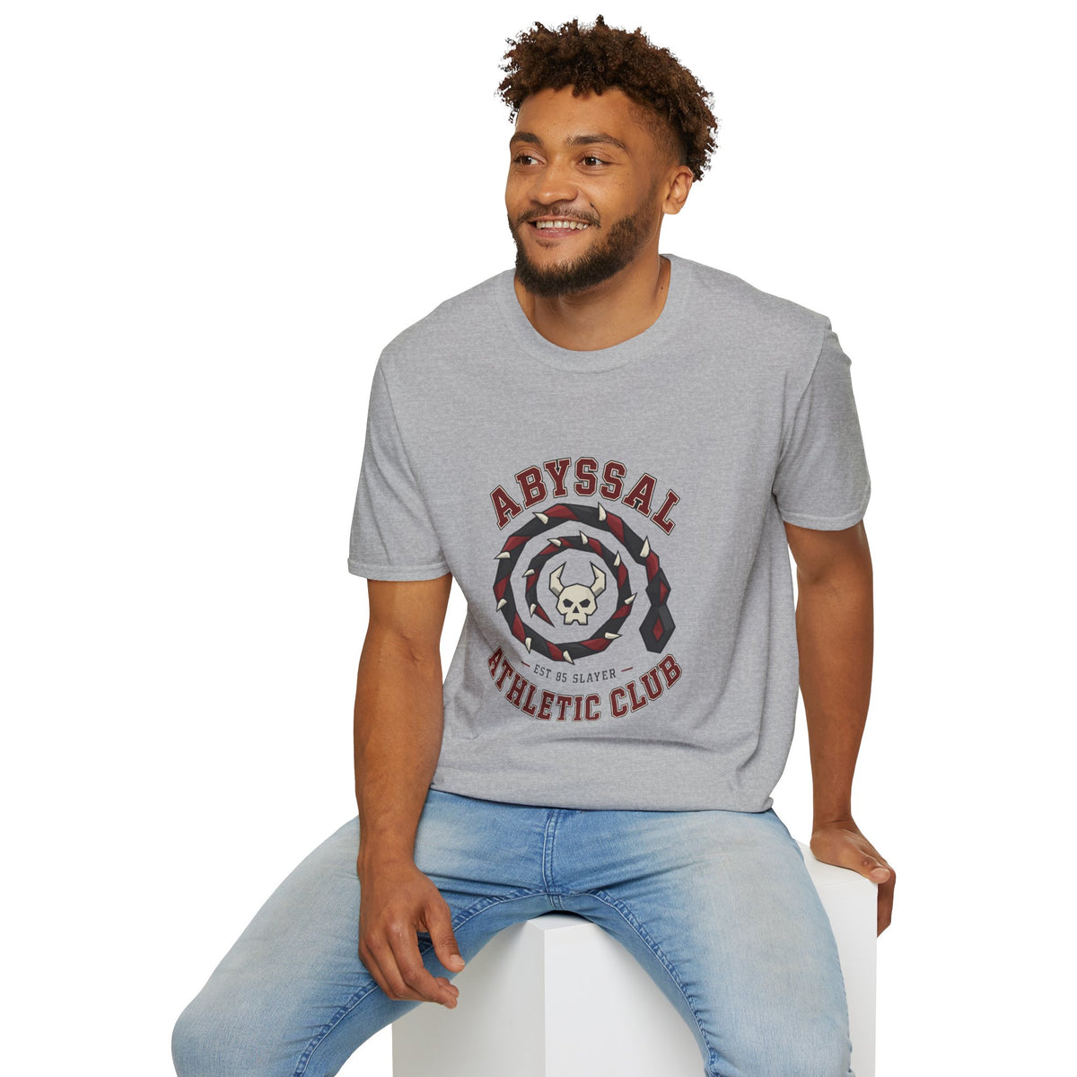 Abyssal Athletic Club T‑Shirt Runescape/OSRS Inspired Abyssal Whip
