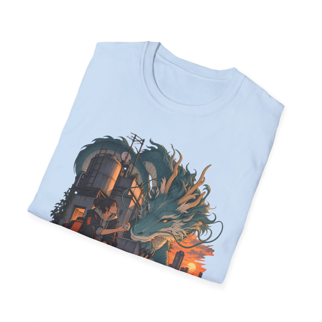 Serpent Cityscape | Urban Japanese Dragon T-Shirt
