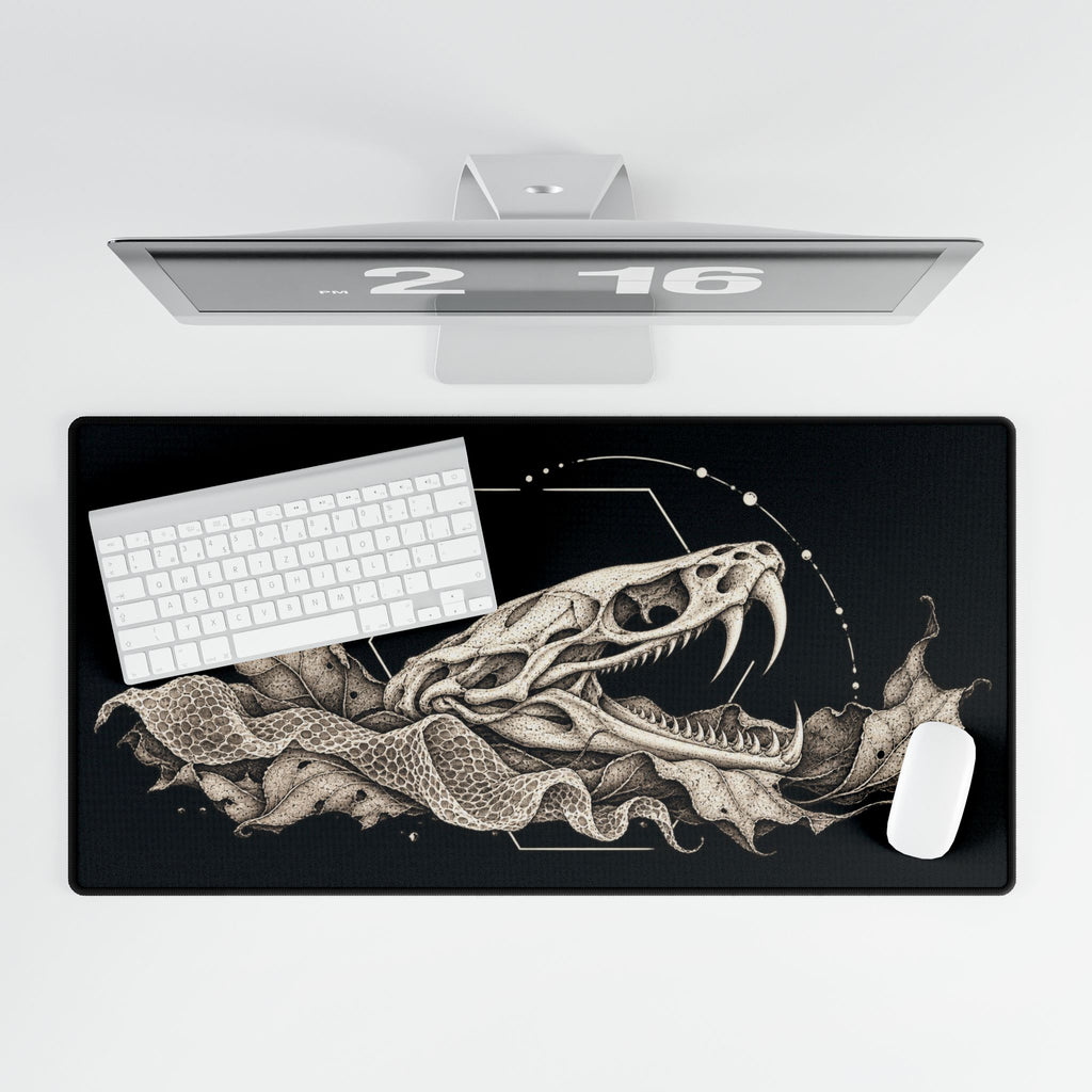 Skull Serpent | Gothic Gaming & Office Mouse Pad