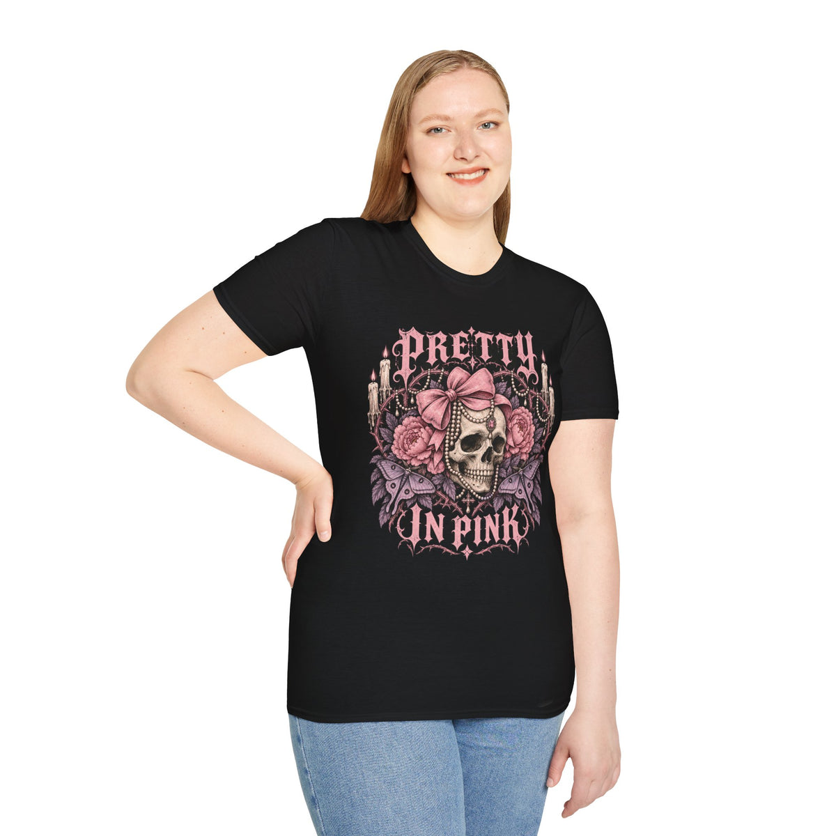 Pretty in Pink Skull T-Shirt