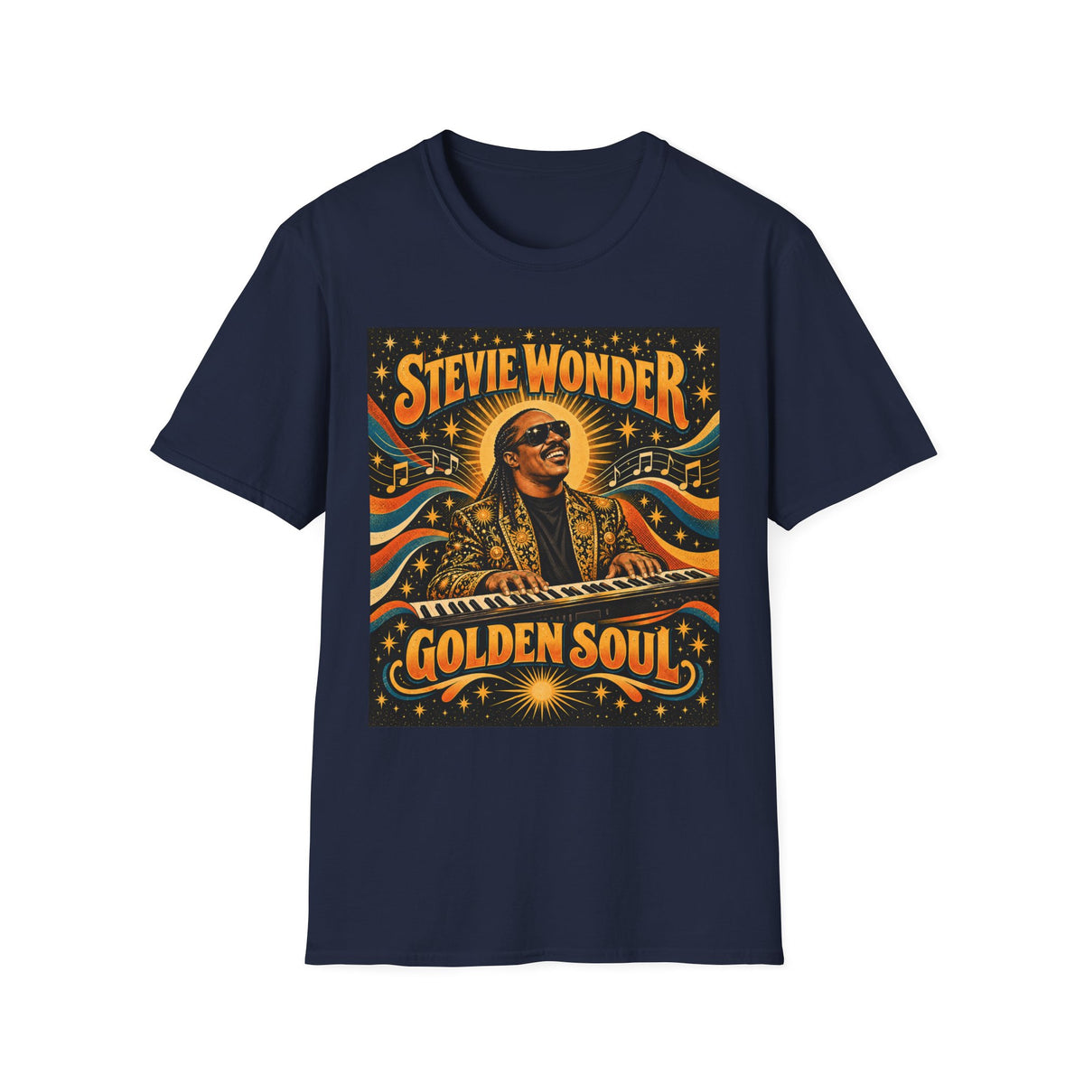 Stevie Wonder Golden Soul T‑Shirt