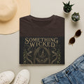 T-Shirt — "Something Wicked Remains" Gothic Skull Vintage Graphic