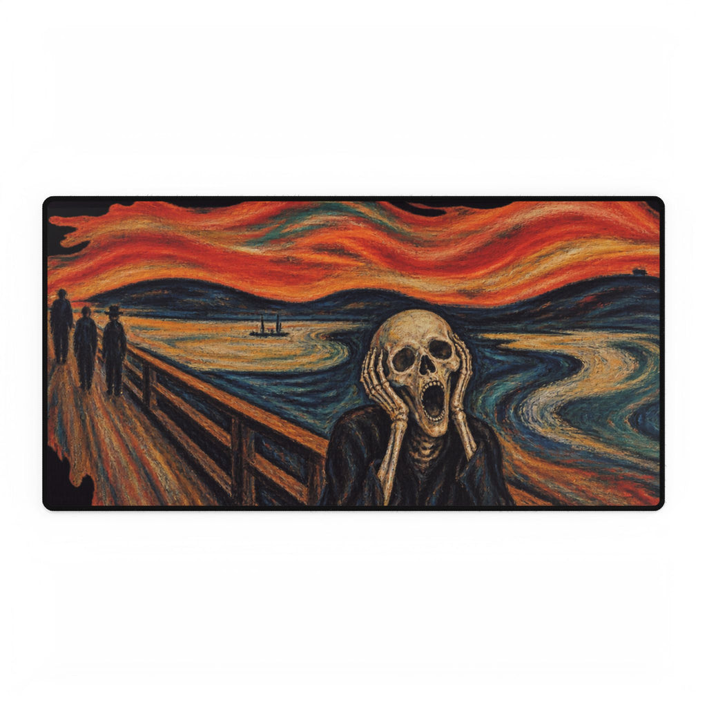 Mouse Mat | The Scream Ghost | Haunted Expressionist Art Desk Pad