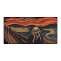 Mouse Mat | The Scream Ghost | Haunted Expressionist Art Desk Pad
