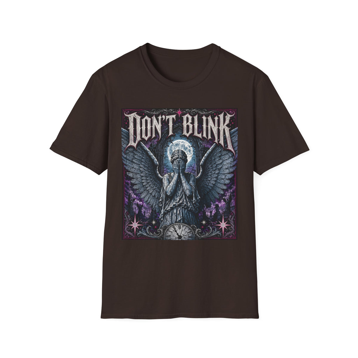 Don't Blink T-Shirt — Gothic Weeping Angel Graphic Tee