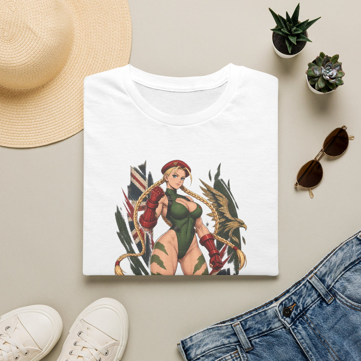 Street Fighter Cammy | Pin Up Style Cammy Shirt From Street Fighter