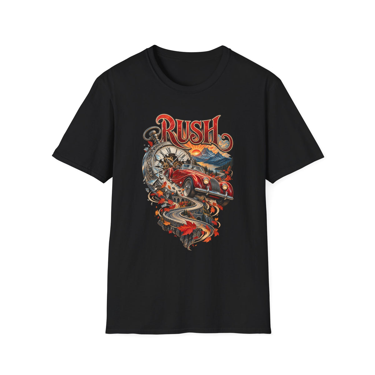 Rush | Prog Band | Red Barchetta | Graphic T-Shirt