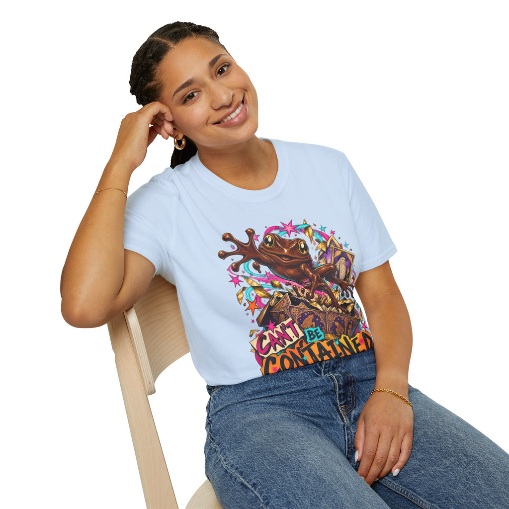 Cant be Contained | Harry Potter Chocolate Frog Graphic T Shirt