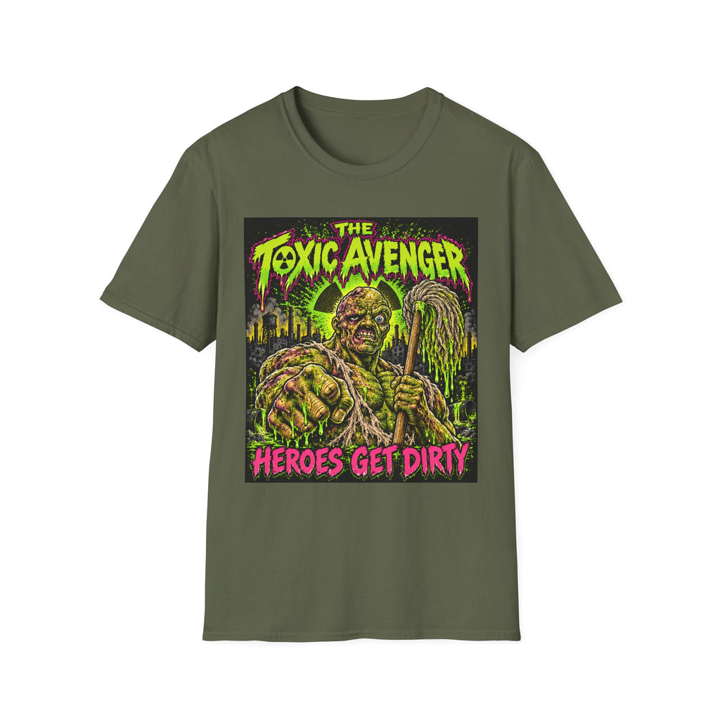 T-Shirt — The Toxic Avenger Graphic Tee (“Heroes Get Dirty”)