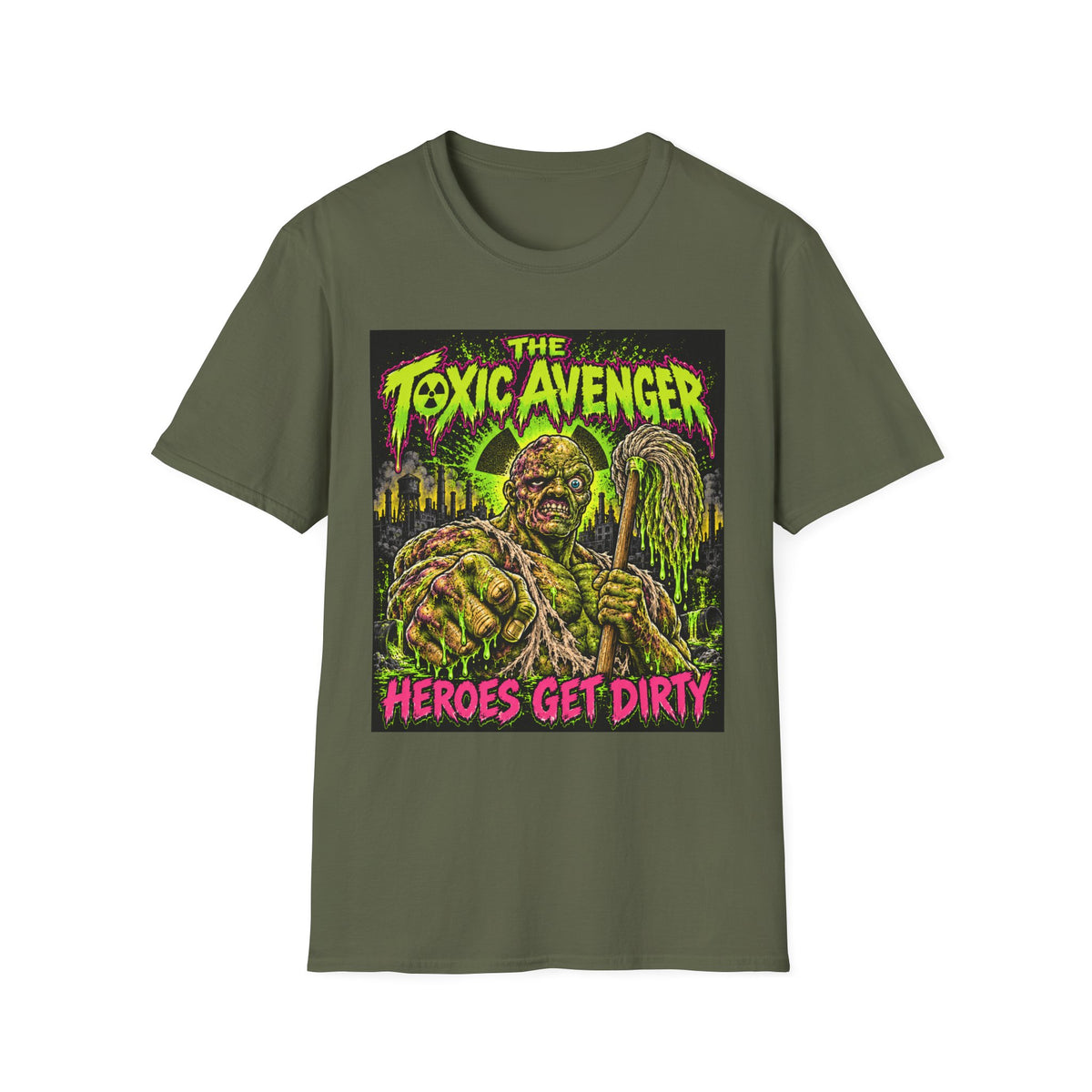 T-Shirt — The Toxic Avenger Graphic Tee (“Heroes Get Dirty”)