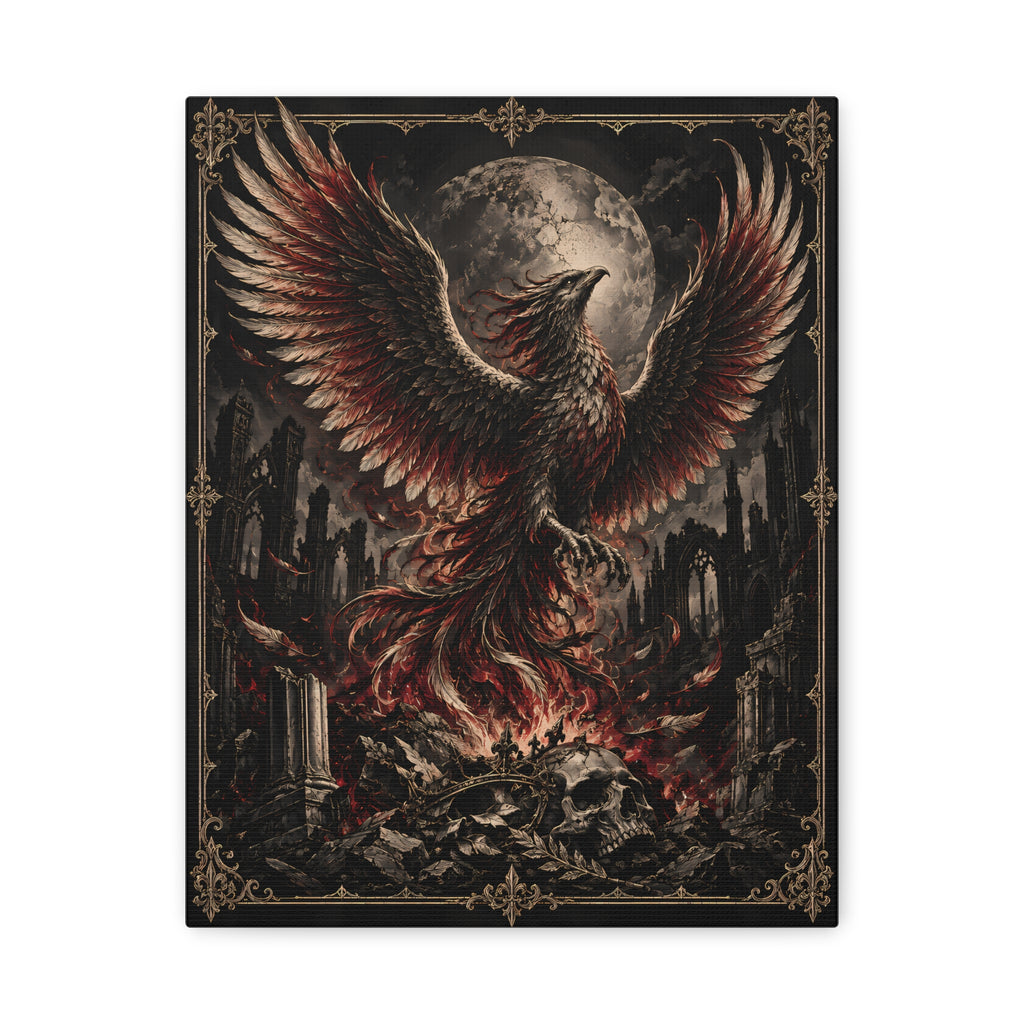 Canvas | Gothic Phoenix | Occult Wall Art