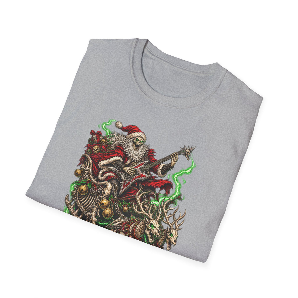 Slay Bells | Santa Clauses Horror Christmas T-Shirt